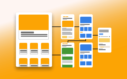 Key wireframe or IA artifact